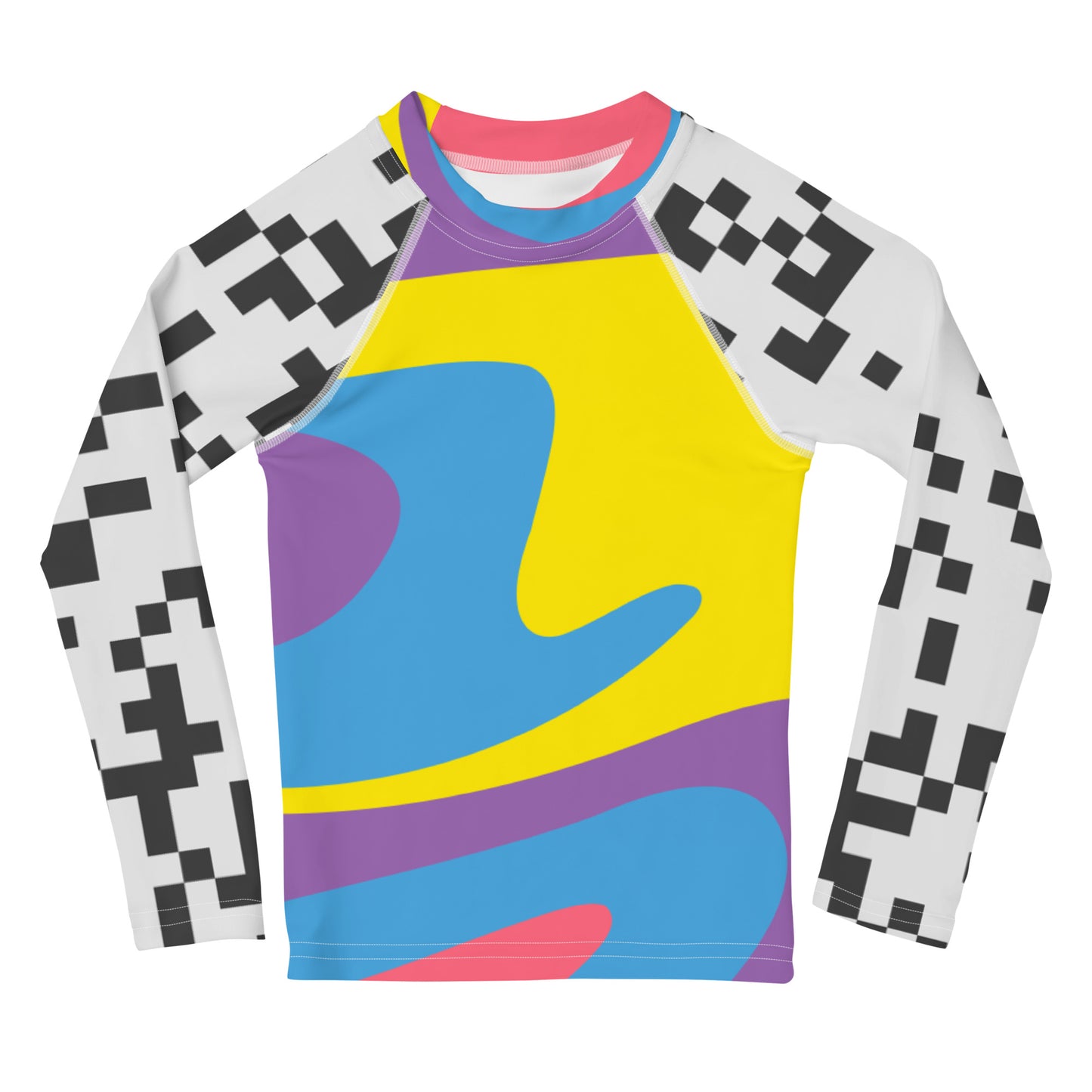 Puzzle Piece Kids Rash Guard by Baked Fresca