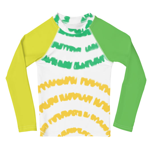 GeoSplash Kids Rash Guard by Baked Fresca