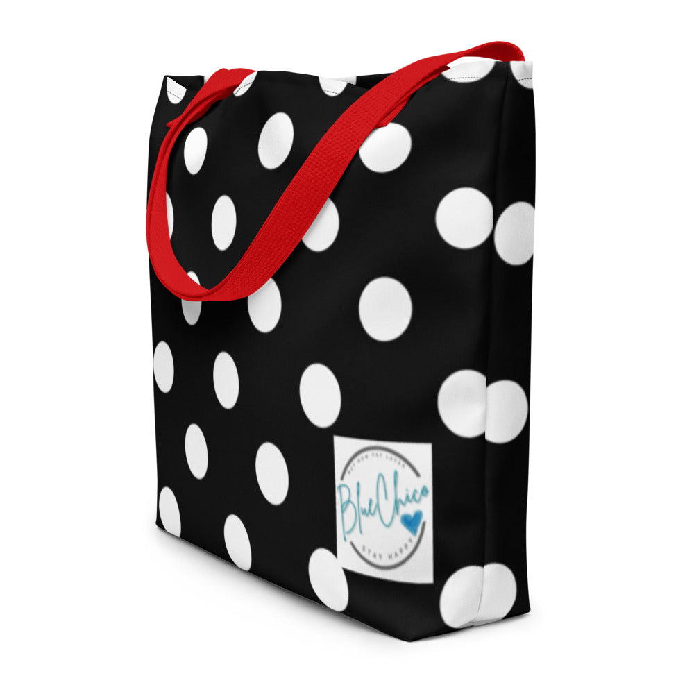 Traditional Polky Oversized Bag 
