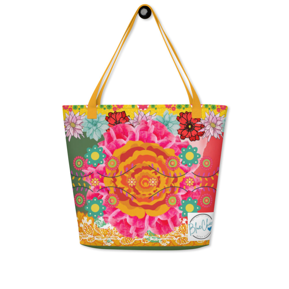 Raices Mexicanas Bolsa de Estilo Grande 