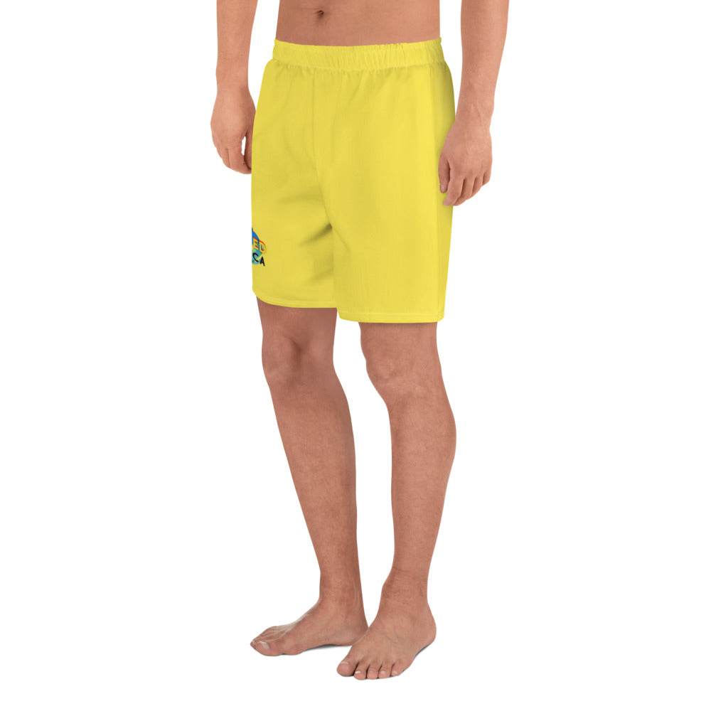 Classic Yellow Men's Sun Shorts
