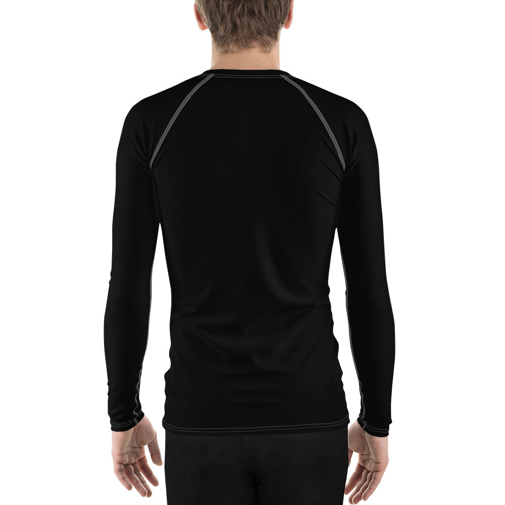 Coal Rush Men's Rash Guard by Baked Fresca 