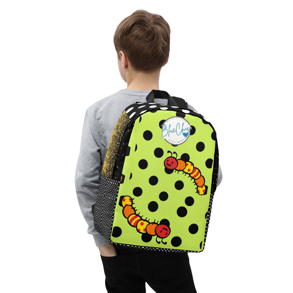 Snacky Caterpillar Heavy Duty & Water Resistant Backpack