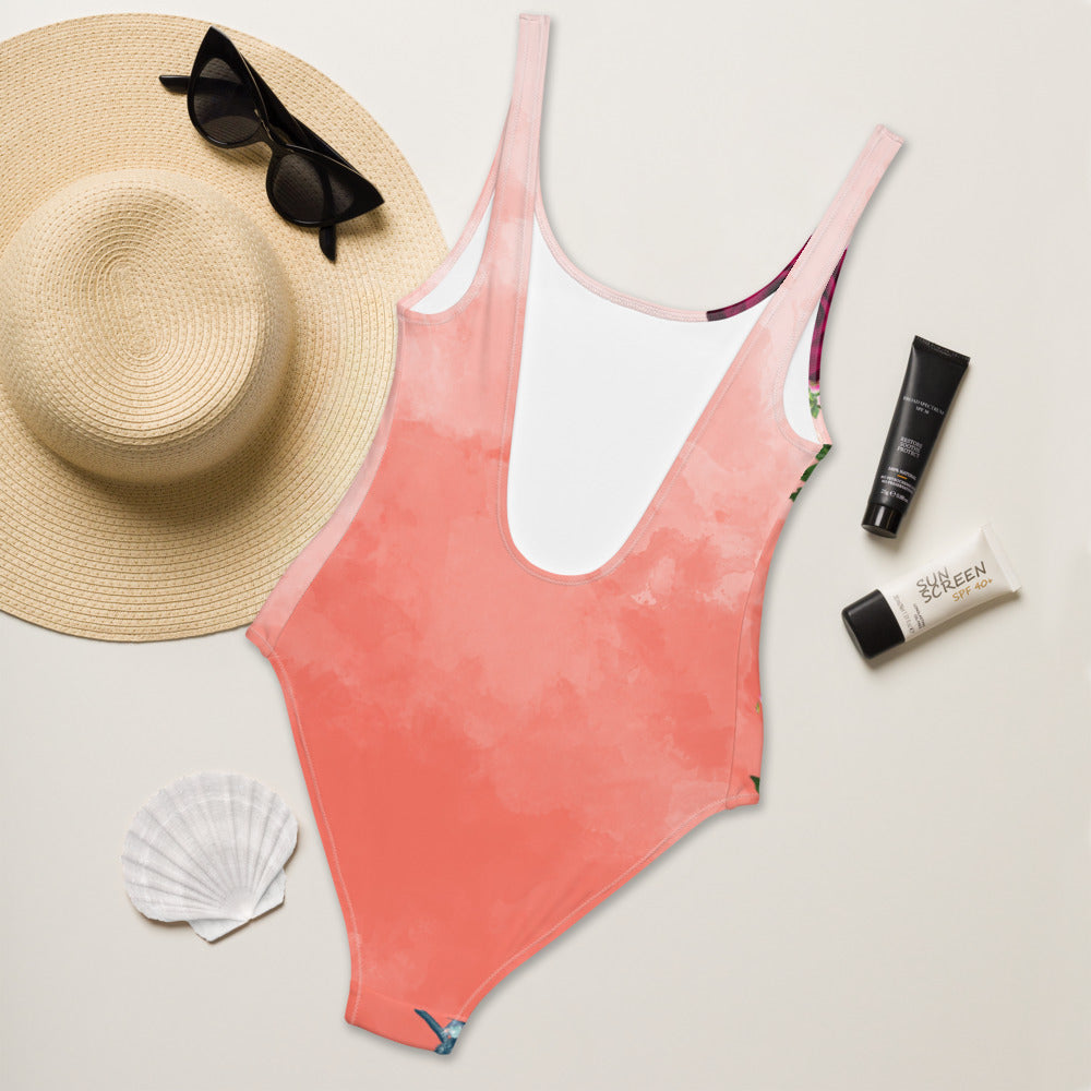 Coral Crush One-Piece Swimsuit by Baked Fresca