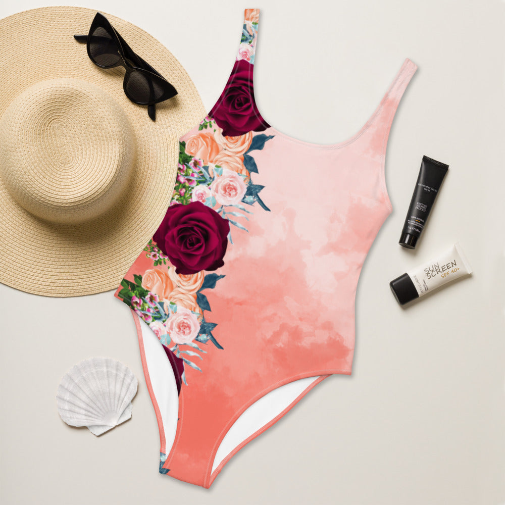 Coral Crush One-Piece Swimsuit by Baked Fresca