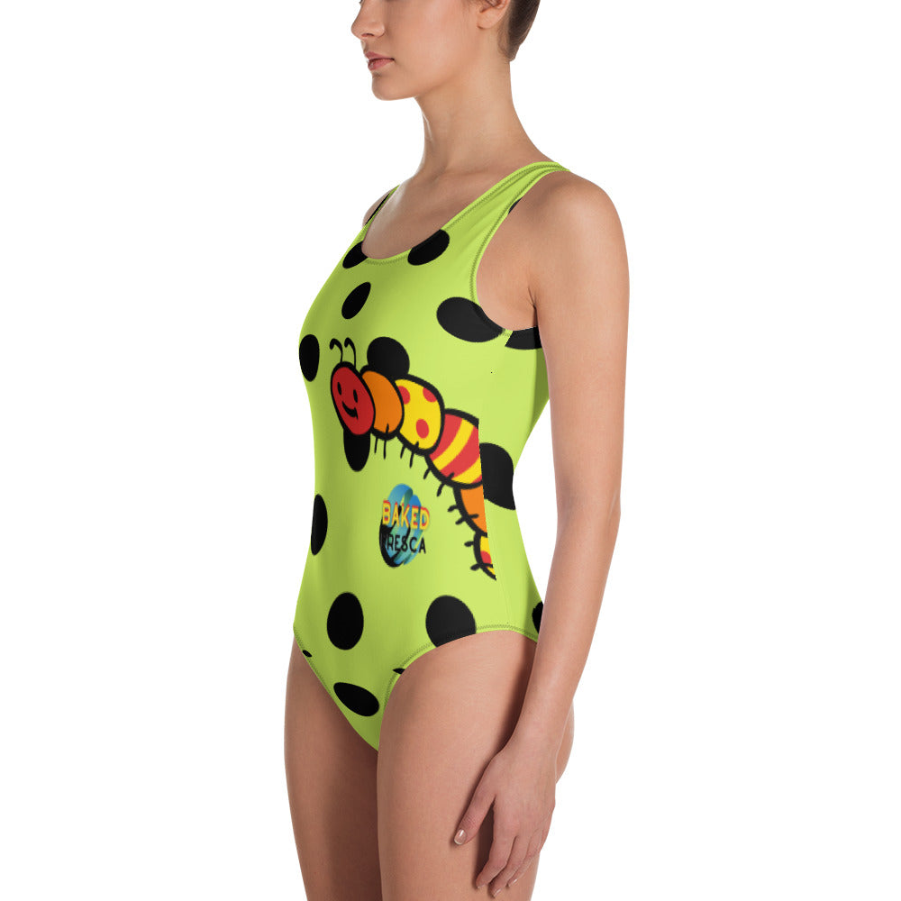 Snacky Caterpillar One-Piece Swimsuit by Baked Fresca