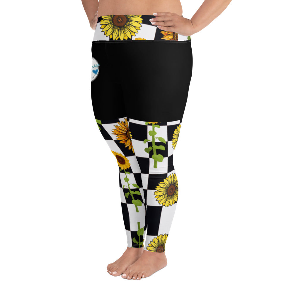 Sunny Side Premium Plus Size Leggings 