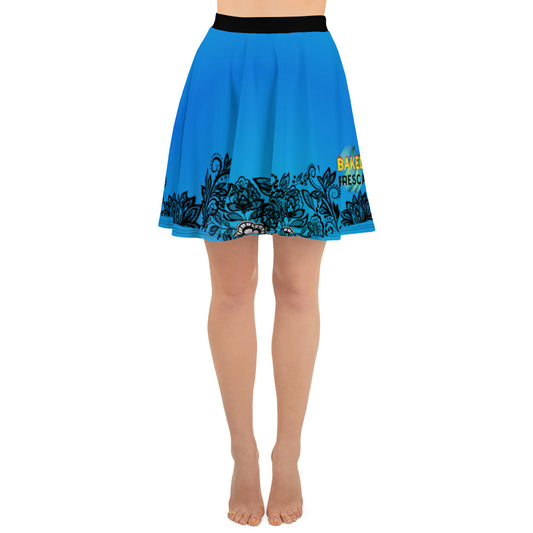 Blue Lace Swim Skirt by Baked Fresca