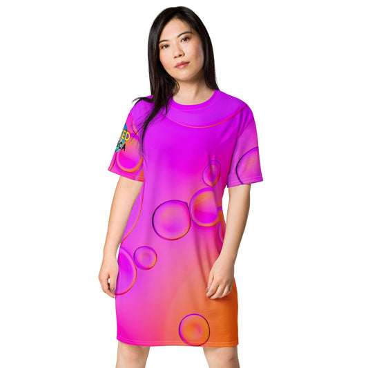 Neon Bubbles Swim Dress by Baked Fresca