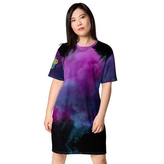 Galaxy Bloom Swim Dress by Baked Fresca