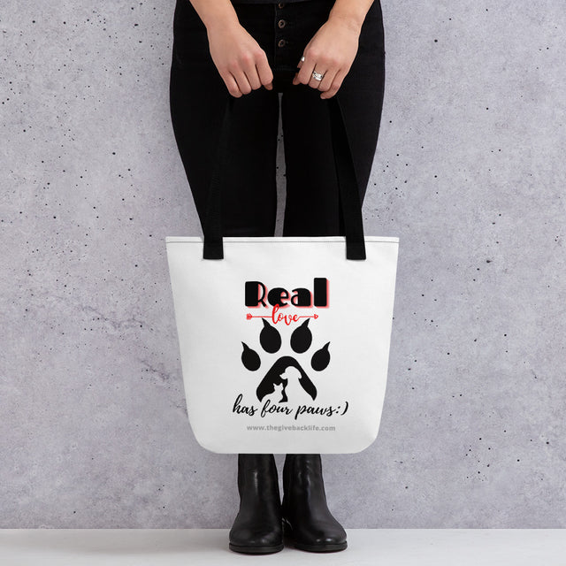Real Love has Four Paws Hand Bag 