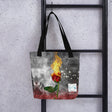 Fiery Rose Medium Sized Fashion Bag 