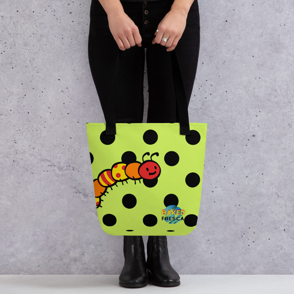 Snacky Caterpillar Medium Sized Fashion Bag 