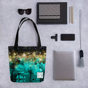 Galaxy Rose Medium Sized Fashion Bag 