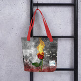 Fiery Rose Medium Sized Fashion Bag 