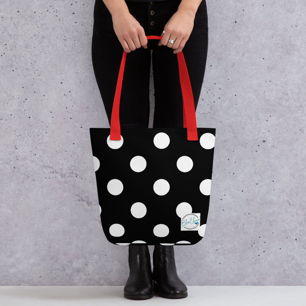 Traditional Polky Medium Sized Fashion Bag
