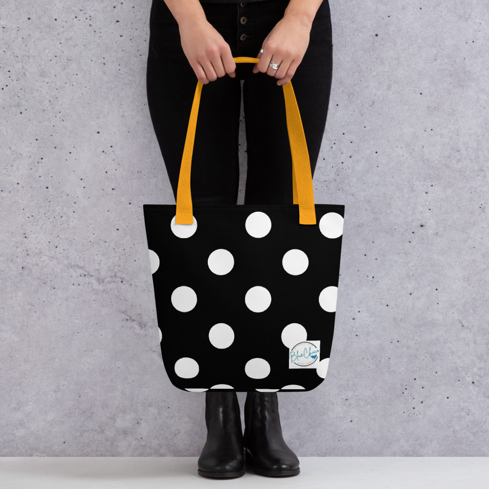 Traditional Polky Medium Sized Fashion Bag 