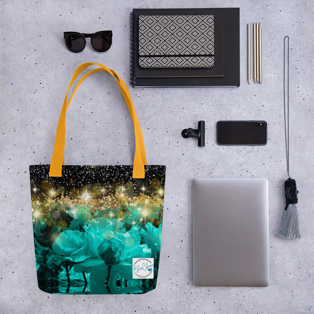 Galaxy Rose Medium Sized Fashion Bag 