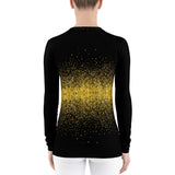 Glitter is Gold Women's Rash Guard by Baked Fresca 