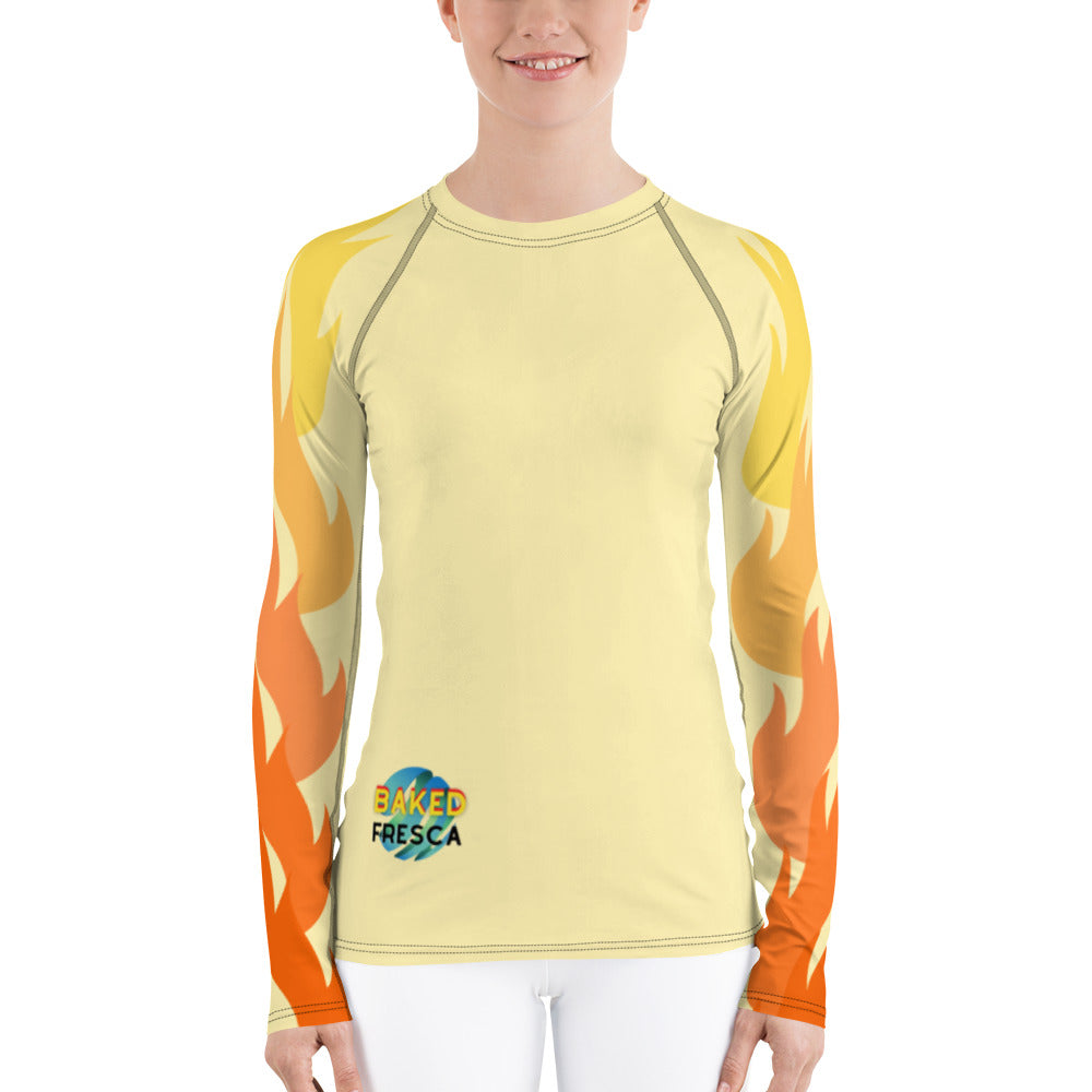 FirePlay Women's Rash Guard By Baked Fresca
