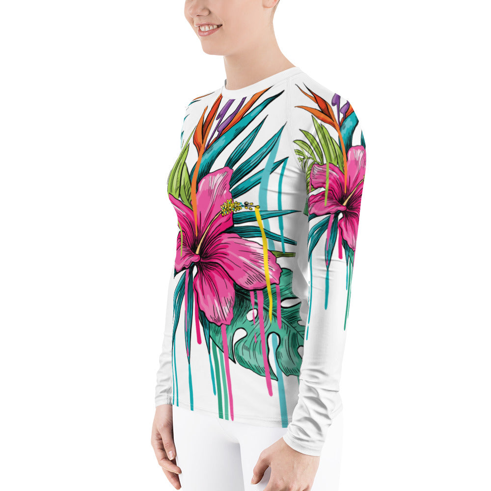 Maui Passion Women's Rash Guard by Baked Fresca