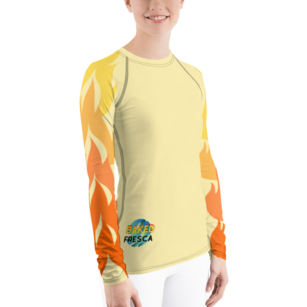 FirePlay Women's Rash Guard By Baked Fresca