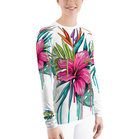 Maui Passion Women's Rash Guard by Baked Fresca 