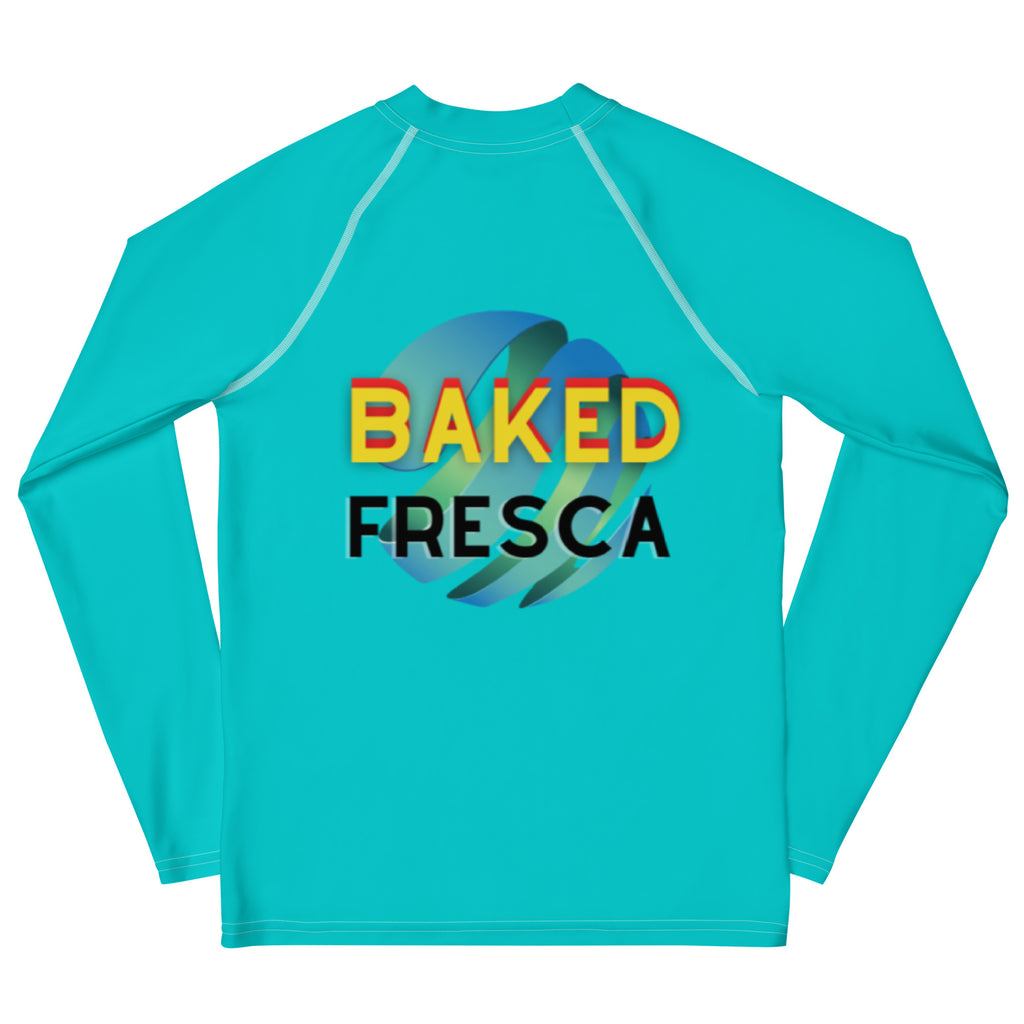 Sky Blue Youth Rash Guard by Baked Fresca 