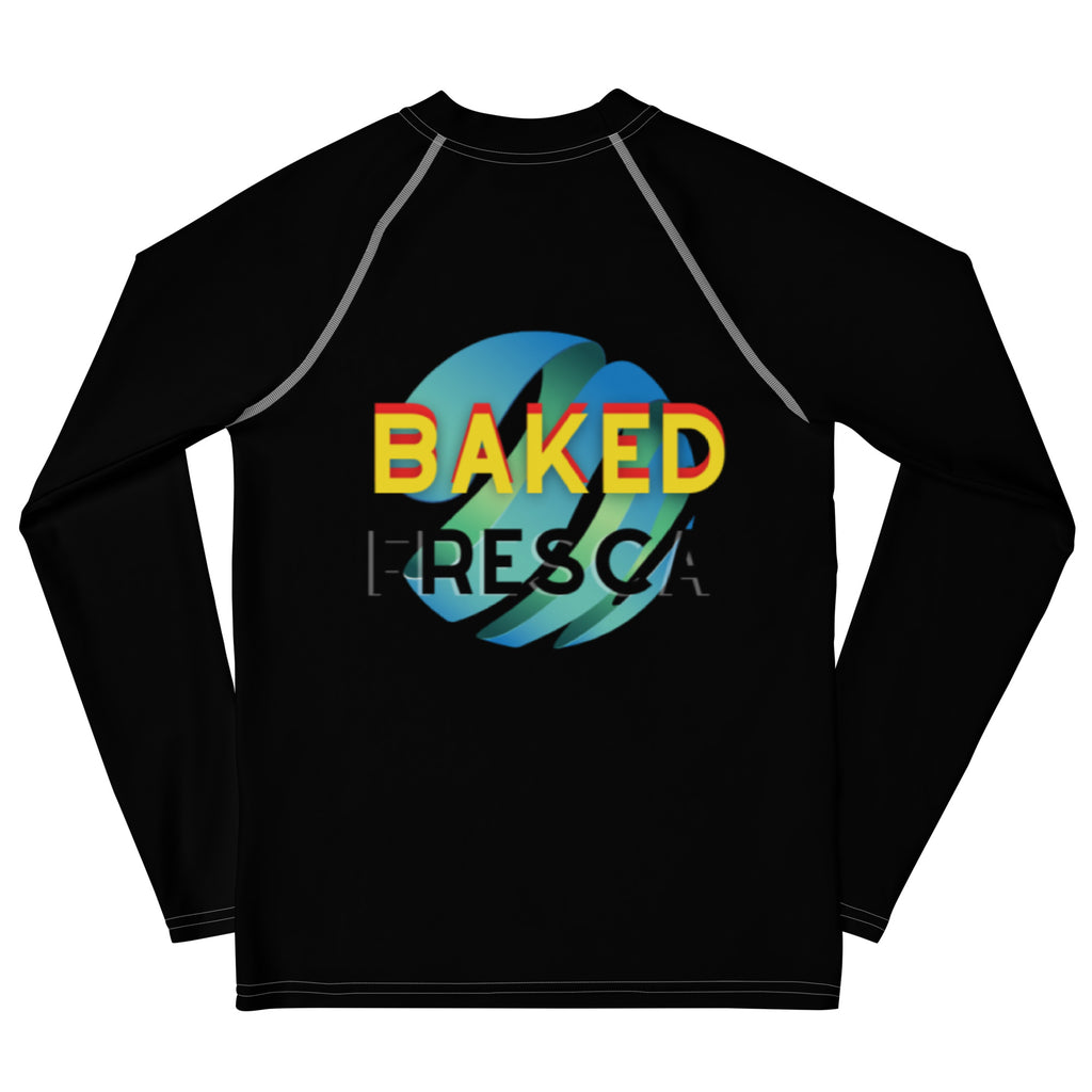 Simplicity Black Youth Rash Guard by Baked Fresca 