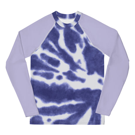 Blue Splash Dye Youth Rash Guard by Baked Fresca 