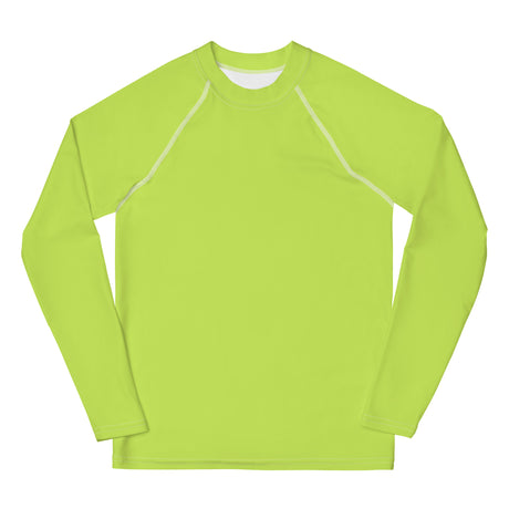 Fluorescent Green Youth Rash Guard by Baked Fresca 