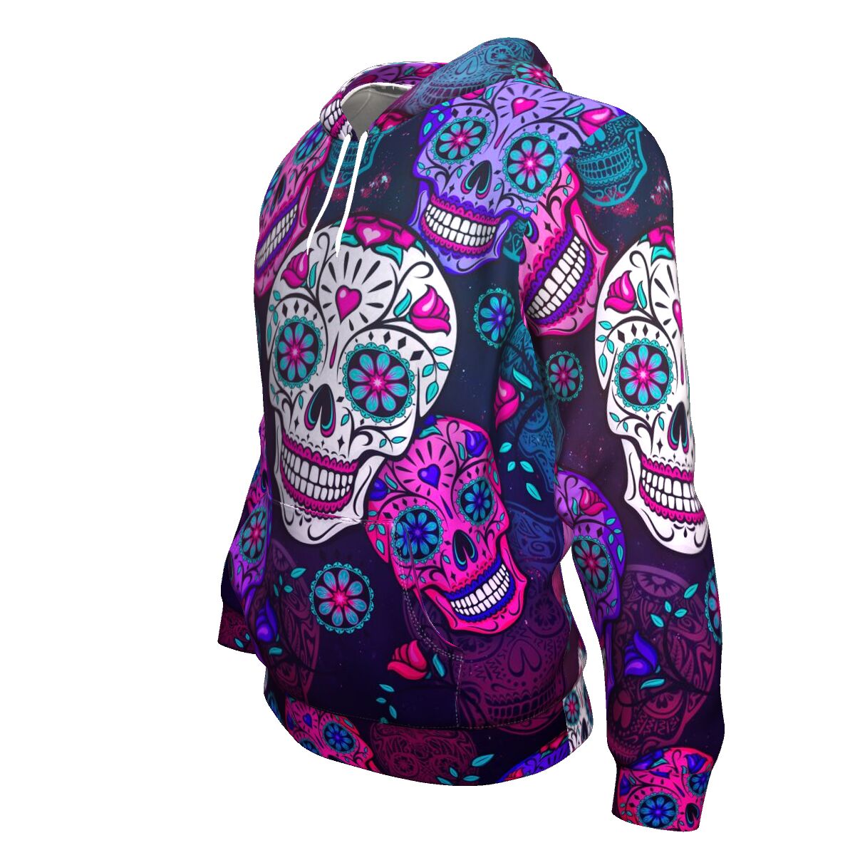 Day of The Dead Sugar Skull Hoodie