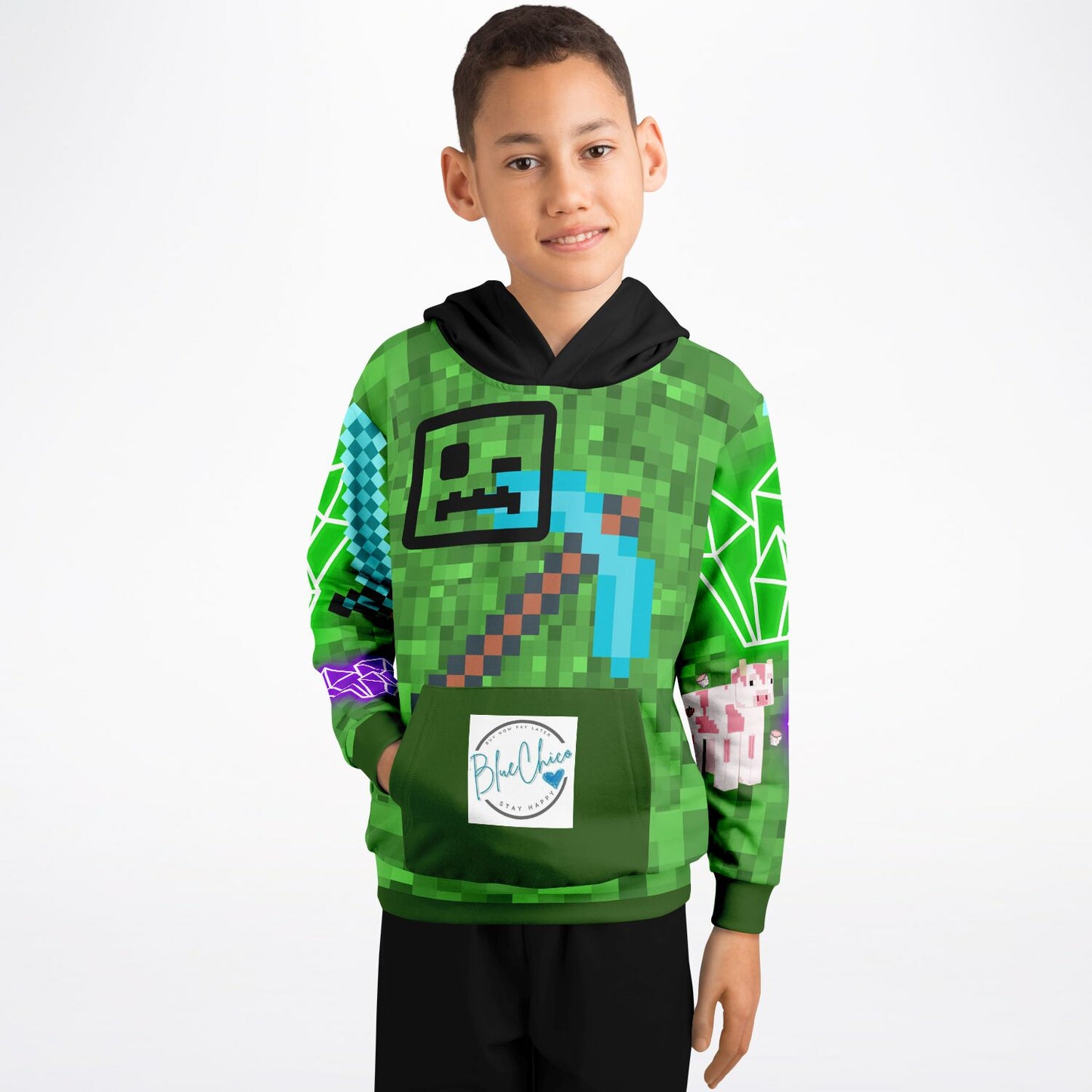 Blocky Fun Kids Zone Hoodie
