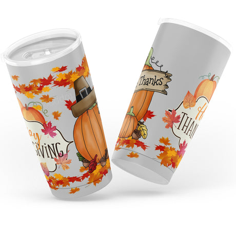Fall Fun: Happy Thanksgiving Tumbler 