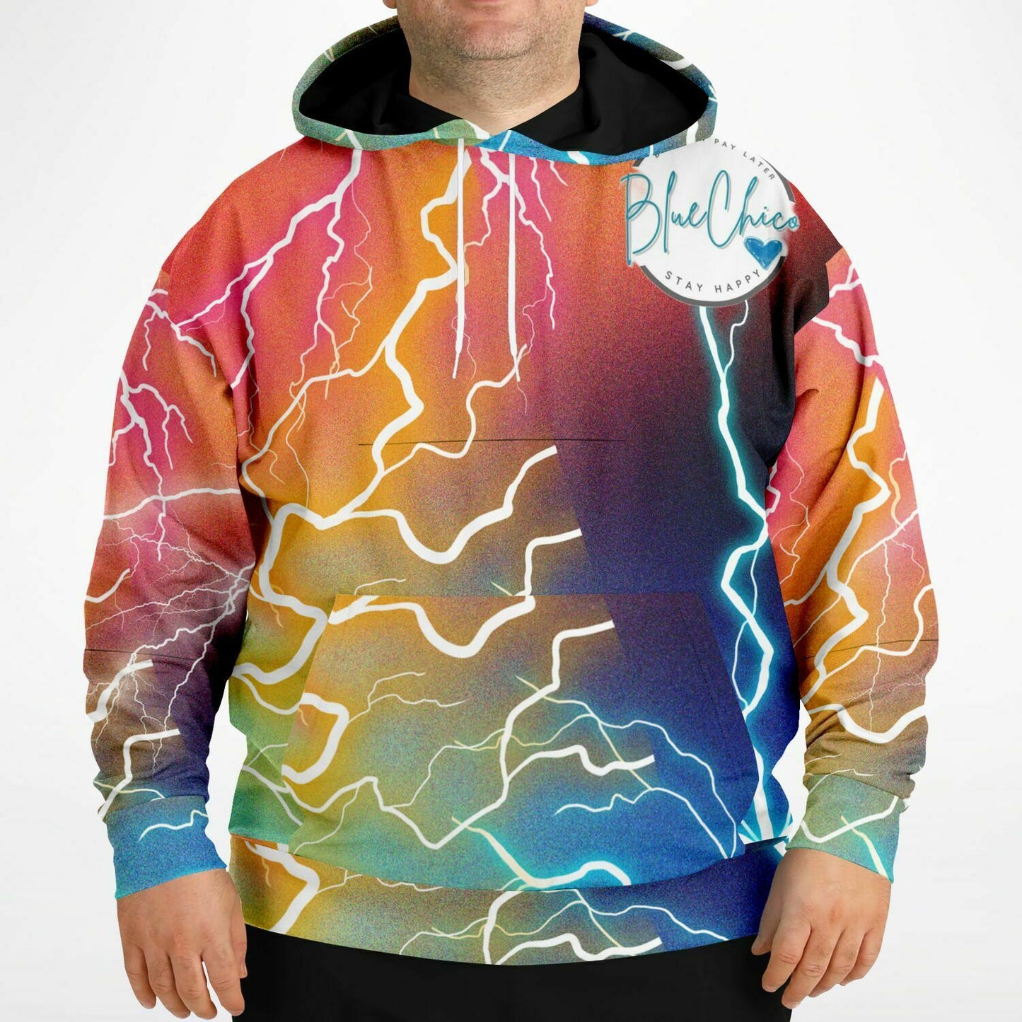 PLUS SIZE Lightning Strikes Premium Hoodie