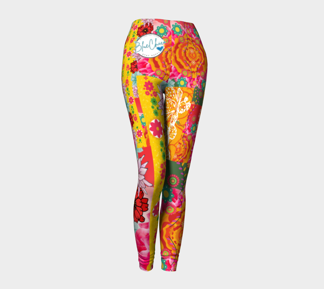 Tropical Amor Premium Stretch Leggings 