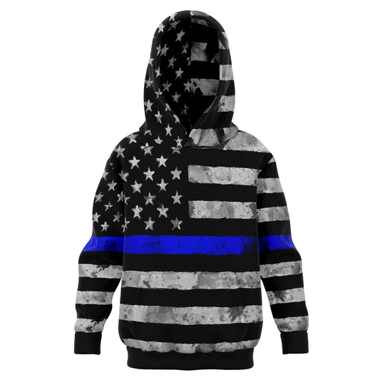 Blue Line Hoodie for Kids