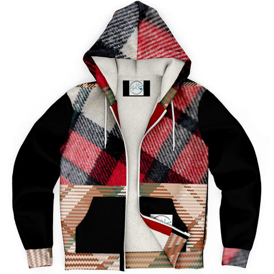 Modern Flannel MicroFleece Coat