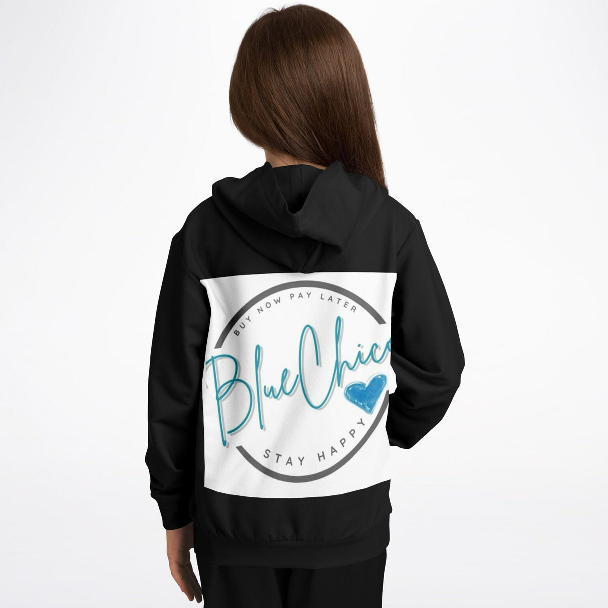 Basic Black PREMIUM Kids Hoodie 