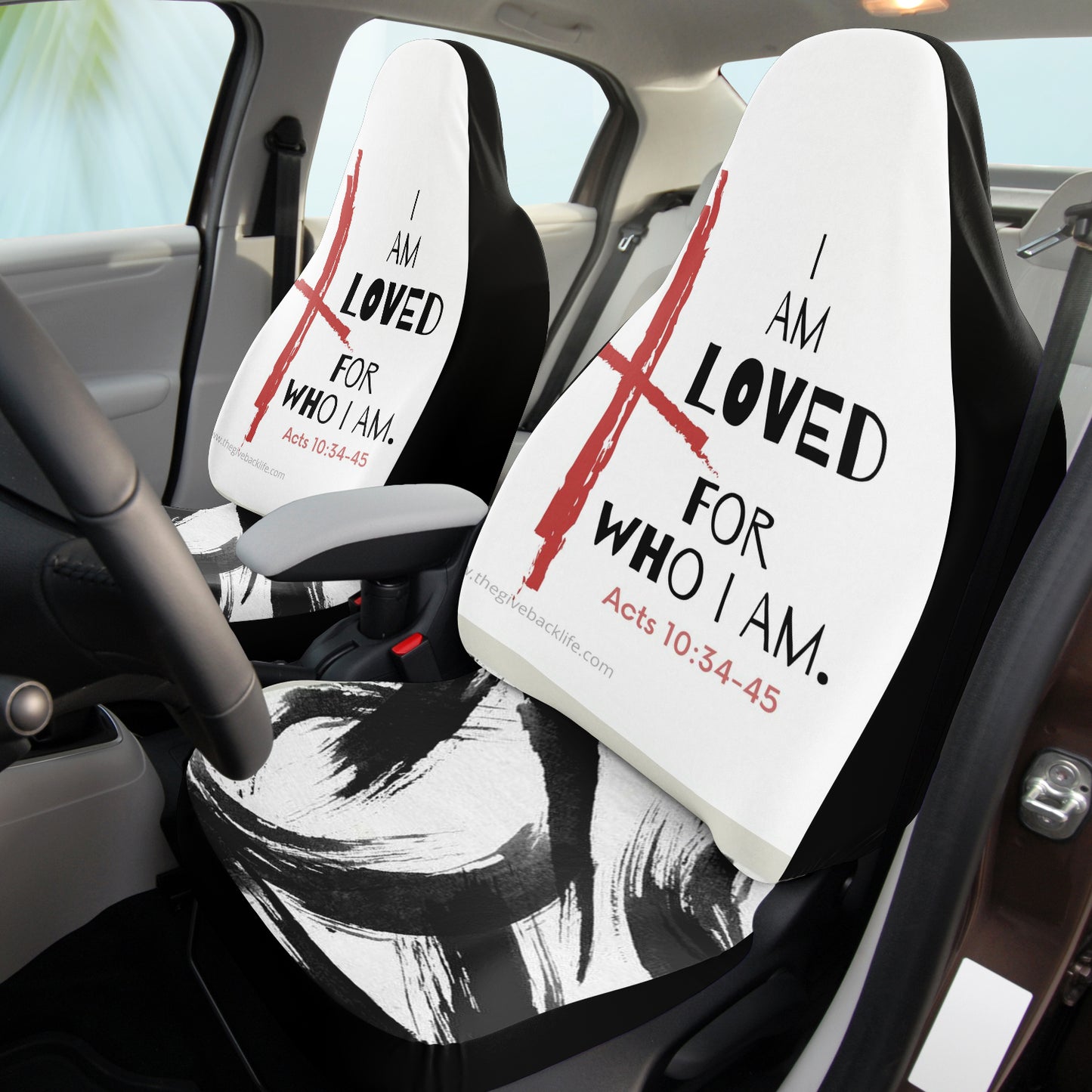 I am Loved For Who I Am Automobile Seat Cover