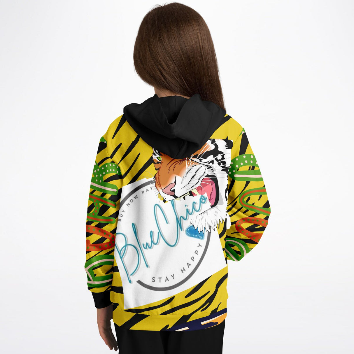 Tiger Stripes Premium Kids Hoodie 