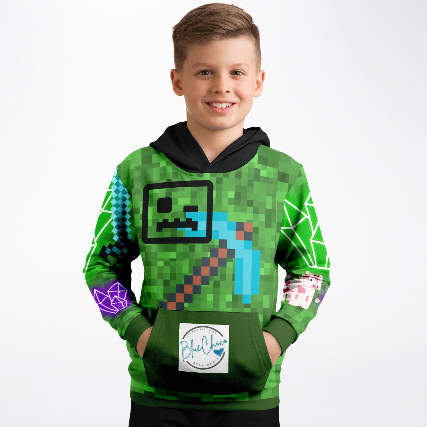 Blocky Fun Kids Zone Hoodie