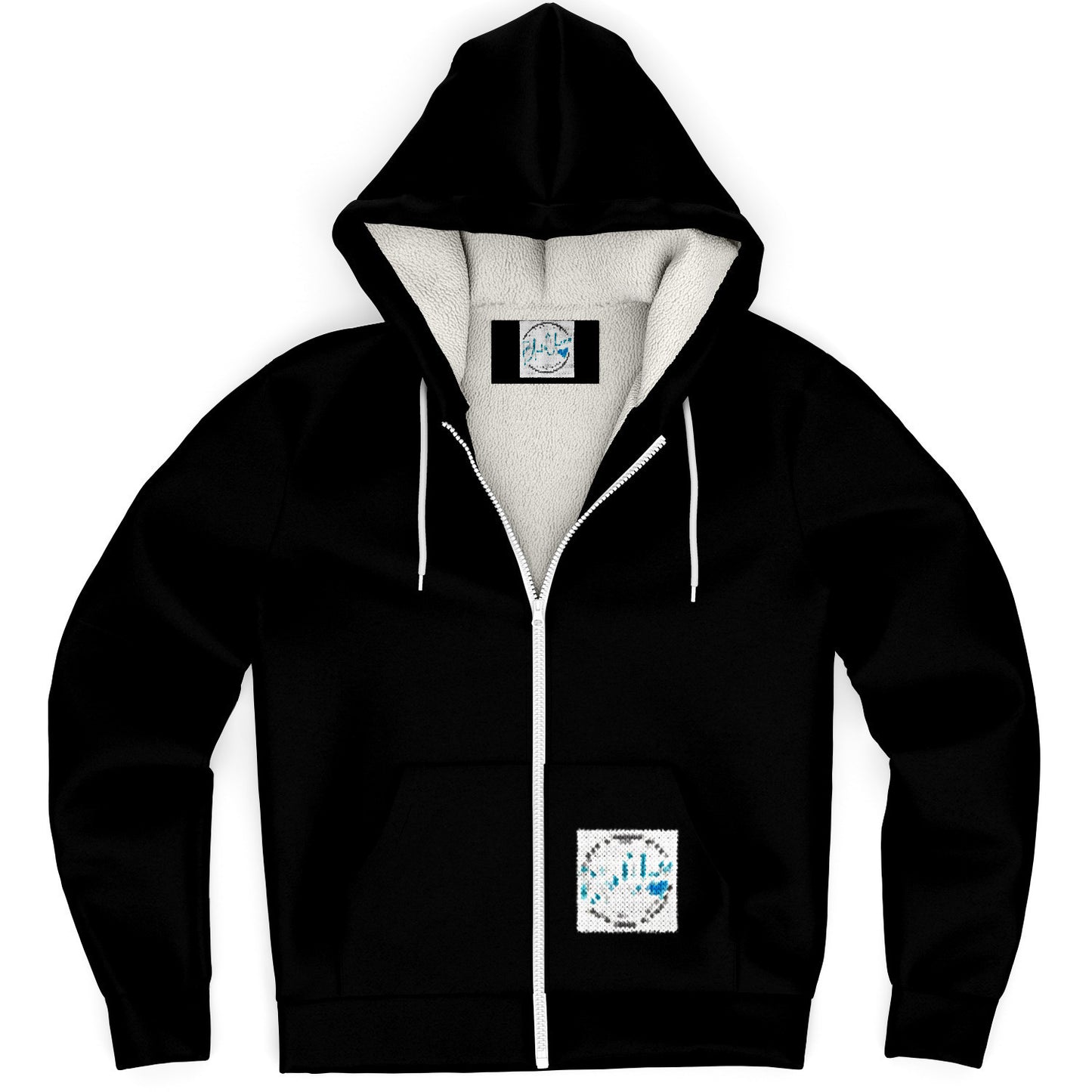 Basic Black MicroFleece Coat