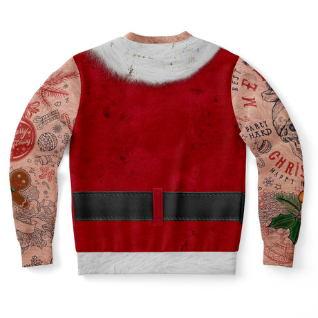 Biker Buff Santa Sweatshirt 
