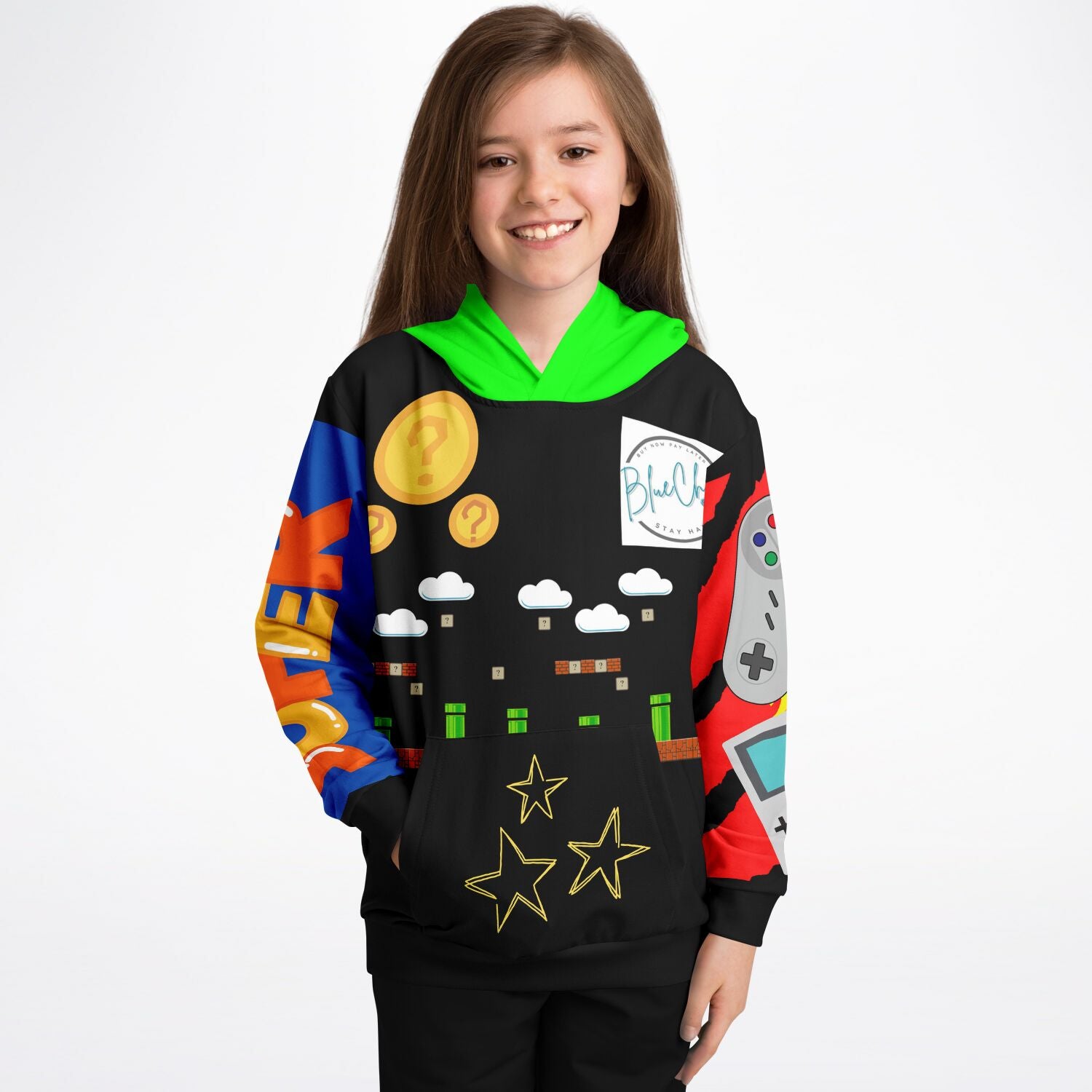 90's Video Gamer Kid's Premium Hoodie 
