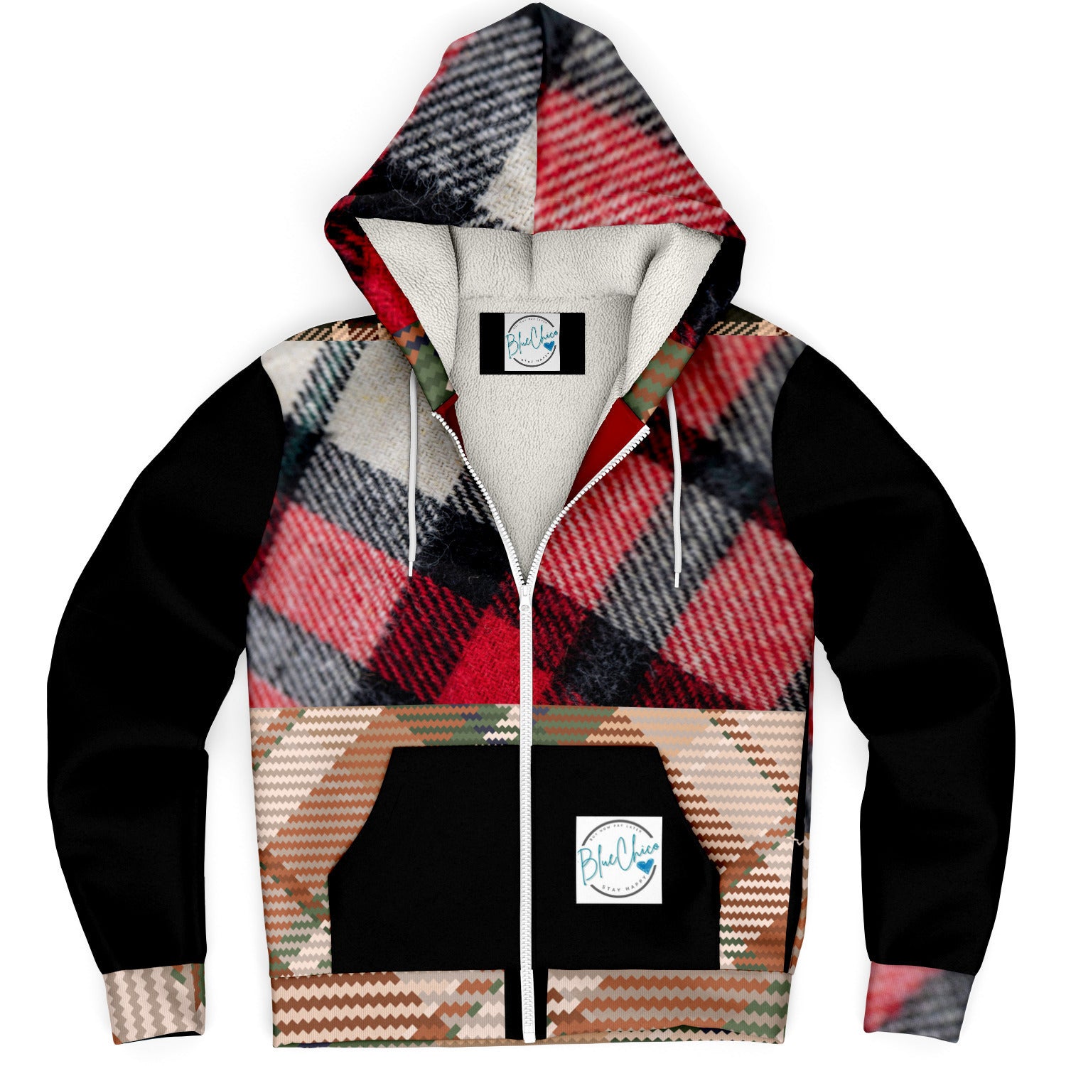 Modern Flannel MicroFleece Coat