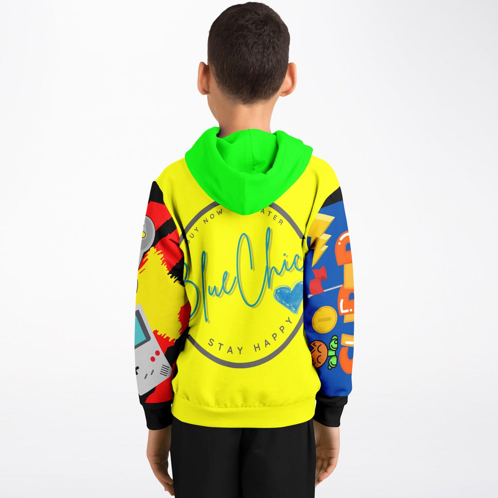 90's Video Gamer Kid's Premium Hoodie 