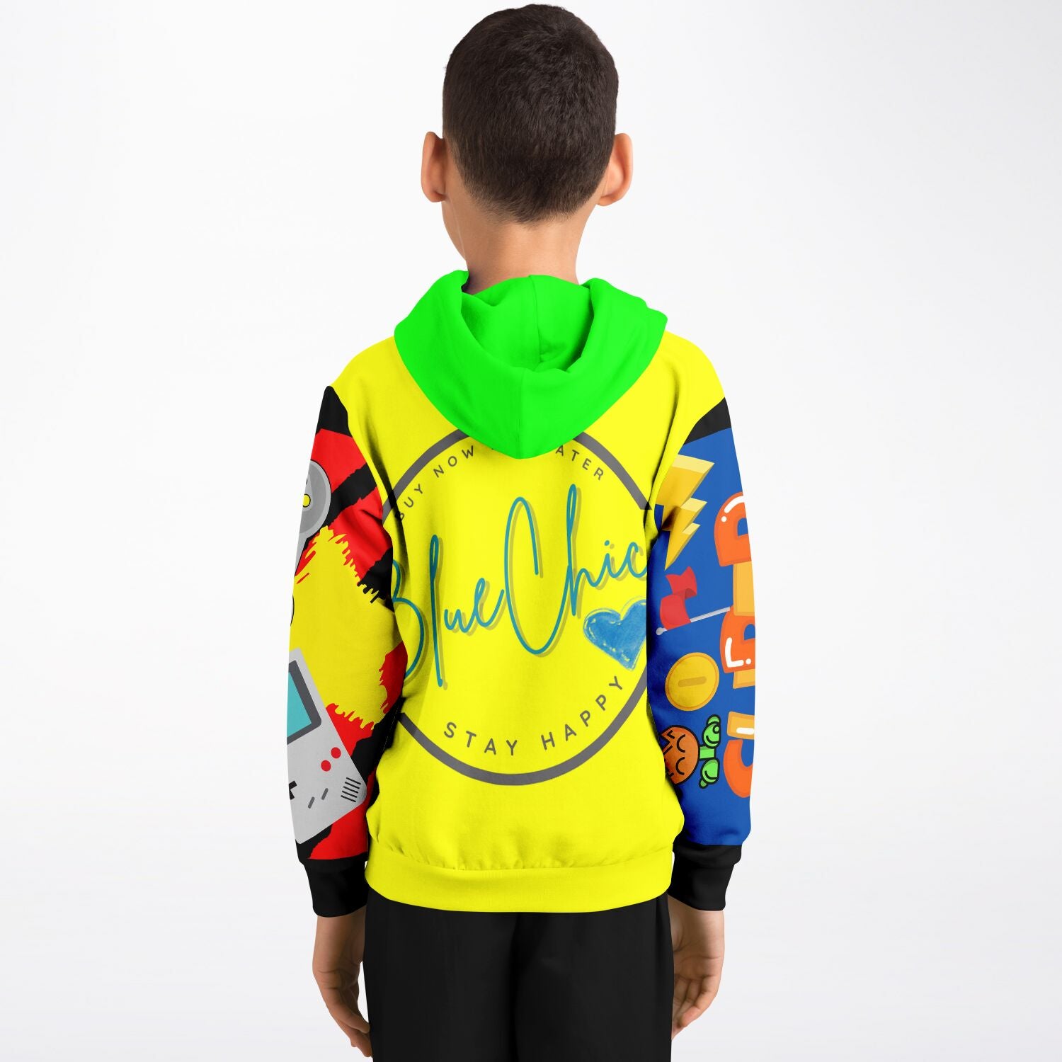 90's Video Gamer Kid's Premium Hoodie 