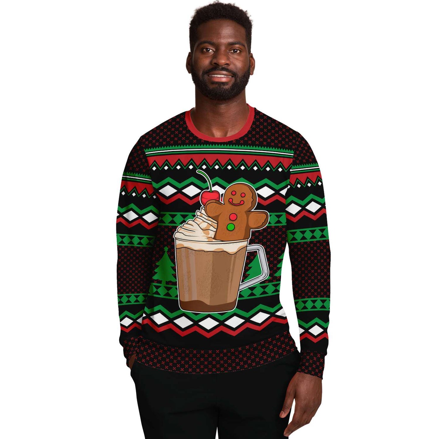 Gingerbread Cup O' Holly Jolly Sweatshirt