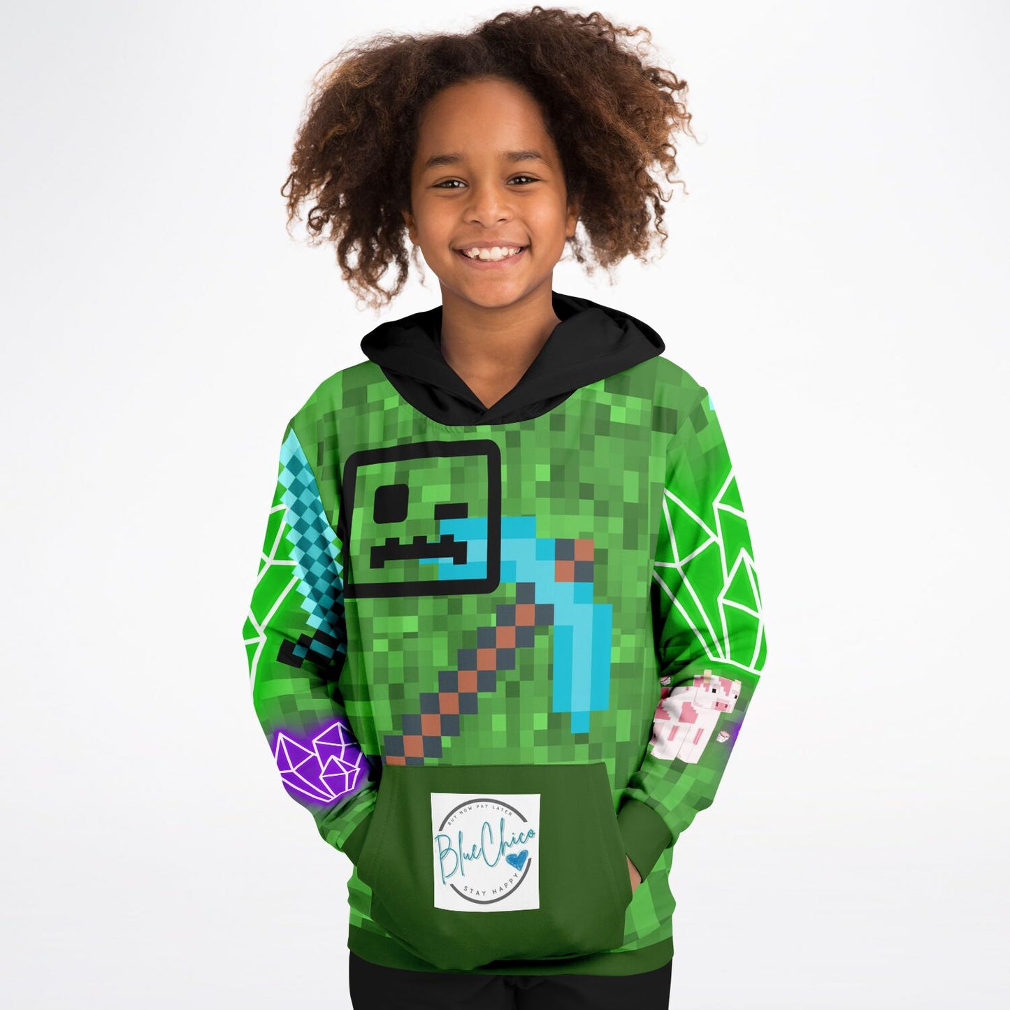 Blocky Fun Kids Zone Hoodie